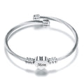 Cherished Mom Stainless Steel Bracelet