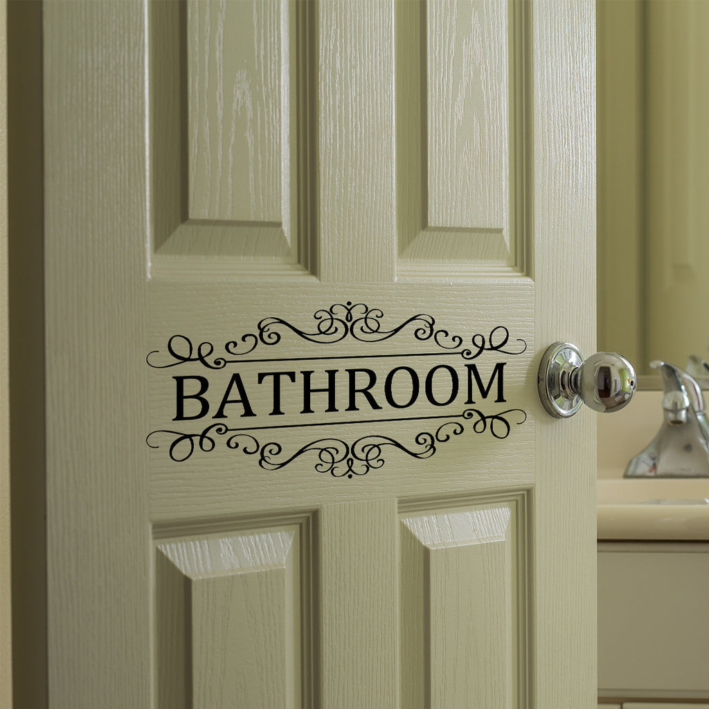Minimalist Self-Adhesive Bathroom Wall Stickers