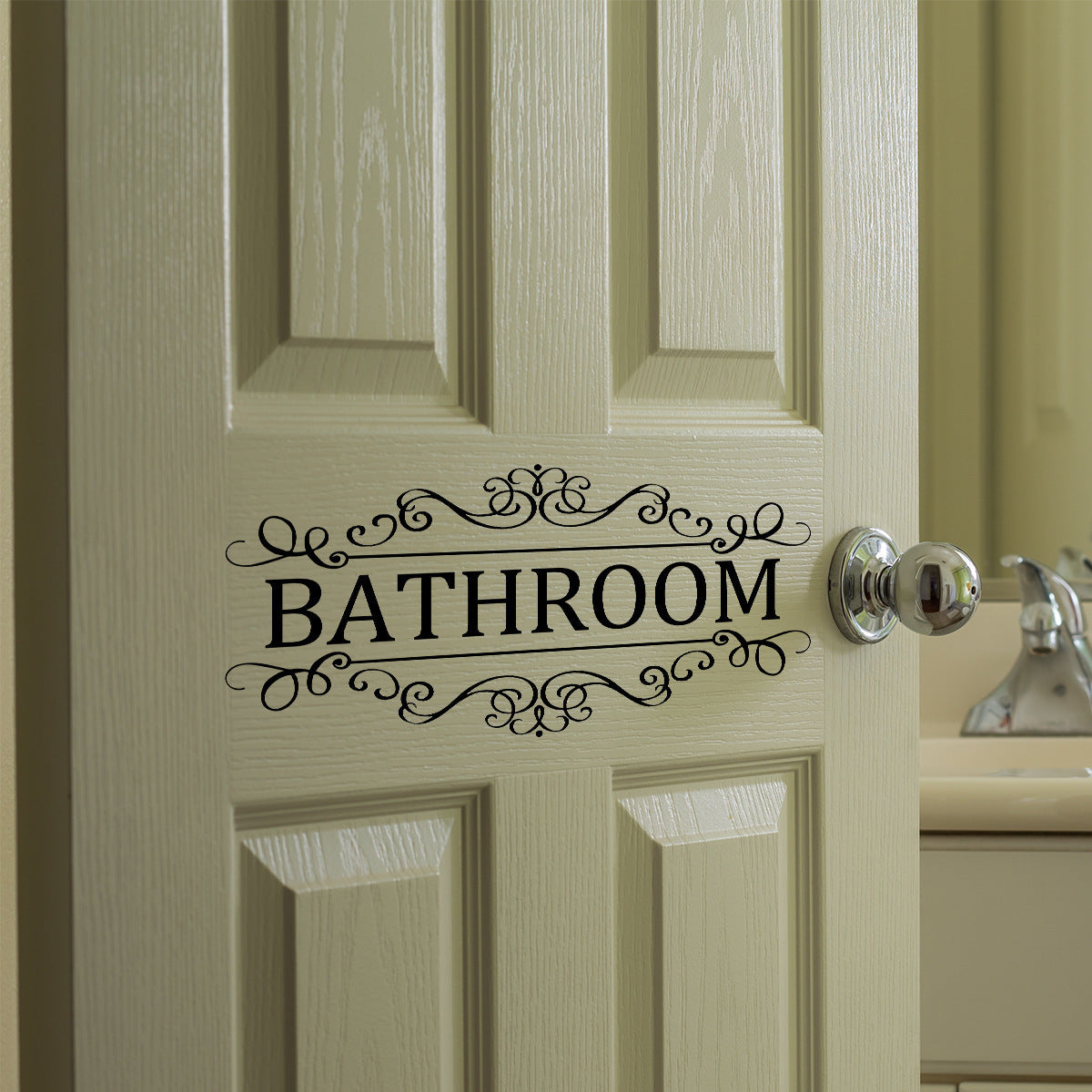Minimalist Self-Adhesive Bathroom Wall Stickers
