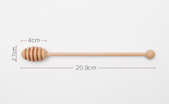 Long Handle Honey Coffee Stirring Stick, Wooden Tool