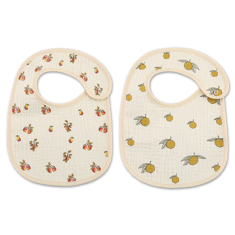 Thin Kids' Bib - Pure Cotton Waterproof Gauze Towel